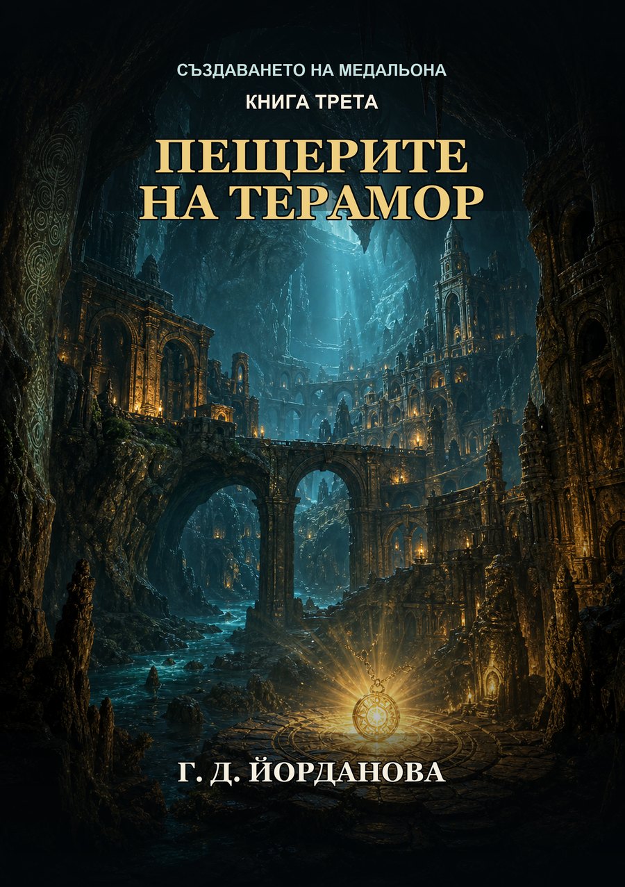 Корица на Пещерите на Терамор от Г.Д. Йорданова