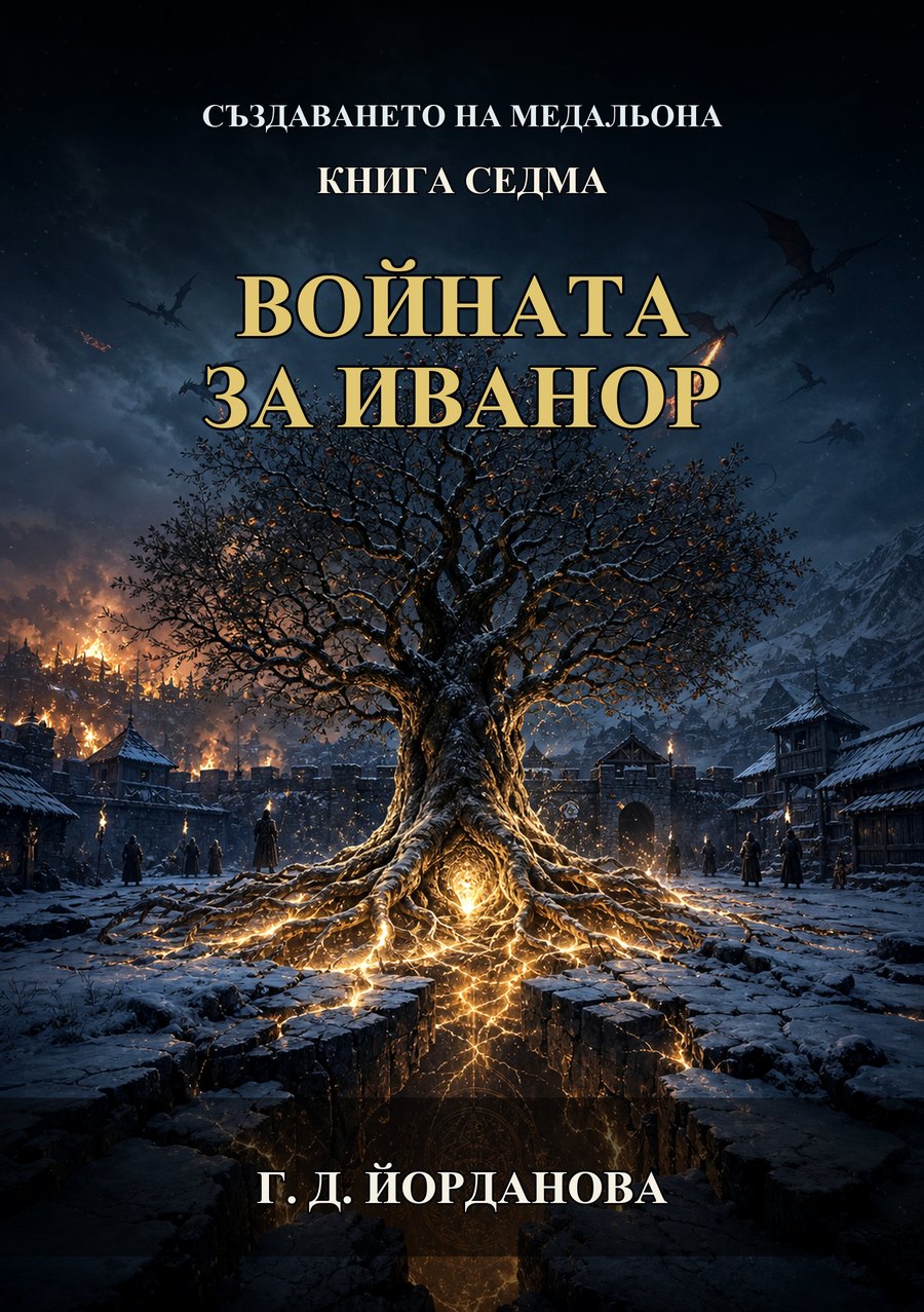 Корица на Войната за Иванор от Г.Д. Йорданова